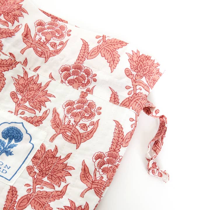 Maison Marigold - Wholesale Drawstring Bag - Women's - St. Barts Pink Travel Bags, Set of 37