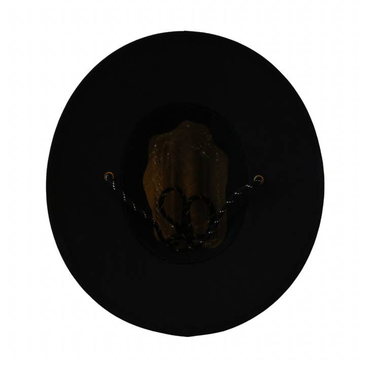 The Little Surfer Dude - Wholesale Kids Hat - Kids - Black and White Baby Straw Hat2