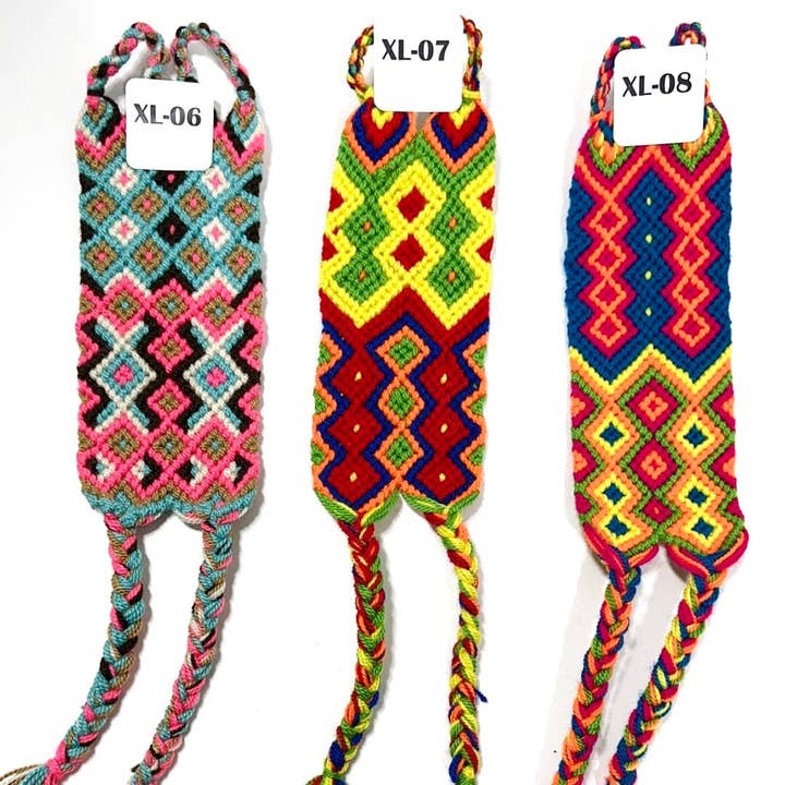 Colorful 4U – Großhandel Gewebtes/geflochtenes Armband – Neuheiten | Bunte Freundschaftsbänder (XS-L)6