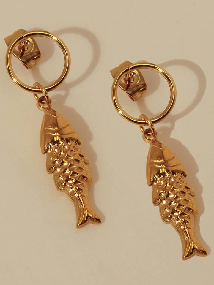 Vis oorbellen voor wholesale door KOZAKH