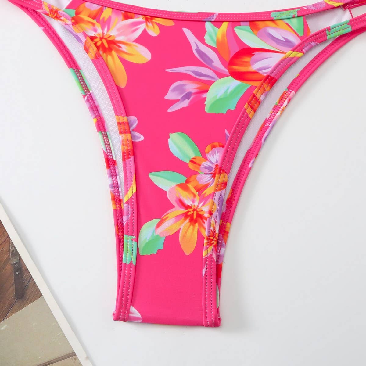 ACCITY - Wholesale Two Piece Swimsuit - Women's - PRINTED BIKINI SET - SEXY DOUBLE STRAP SWIMSUIT_CWMW091411