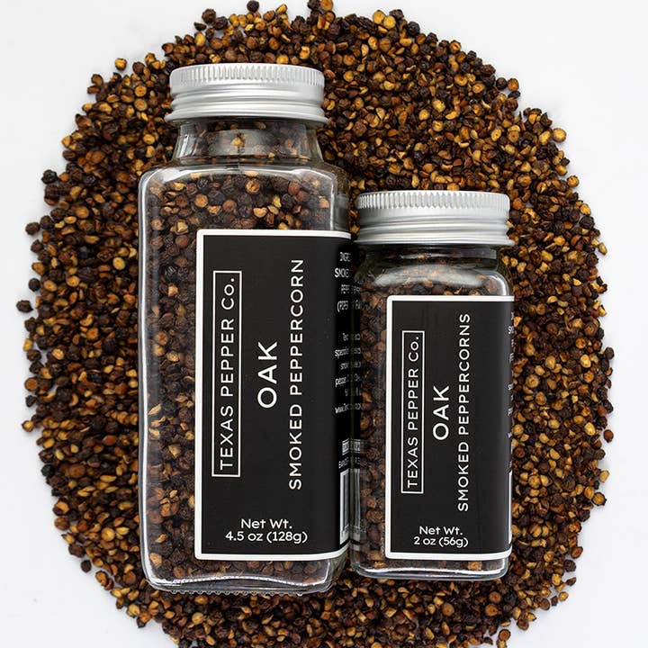 Ek Rökta Pepparkorn för wholesale av Texas Salt Co