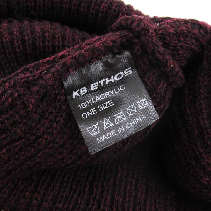 KBETHOS - Wholesale Beanie - Unisex - Heather Slouch Beanie24