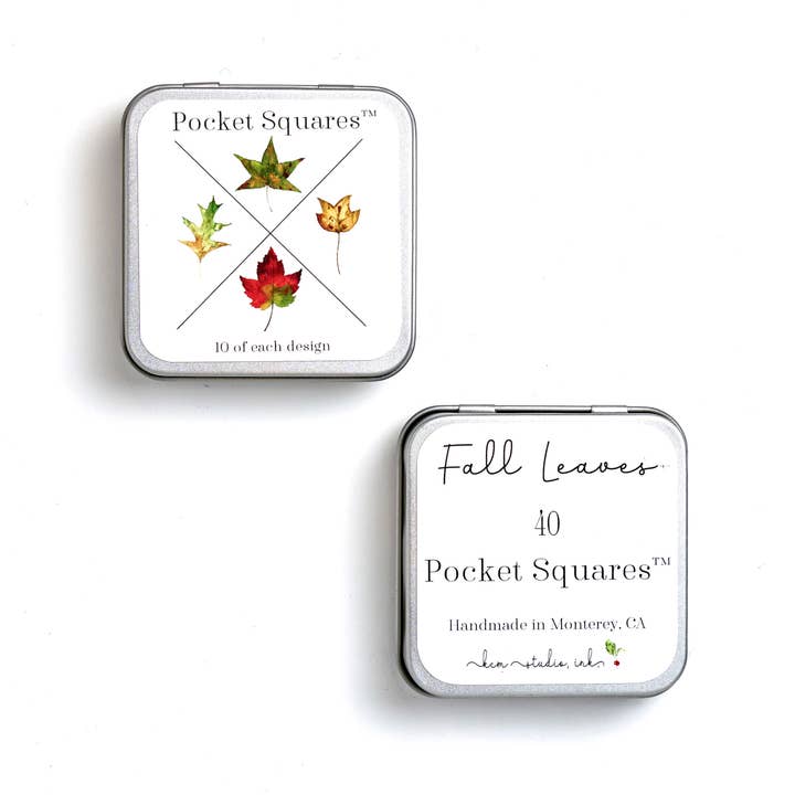 Pocket Squares™ 40 Notecards Sets - Fall Leaves for wholesale by kcm studio, ink.