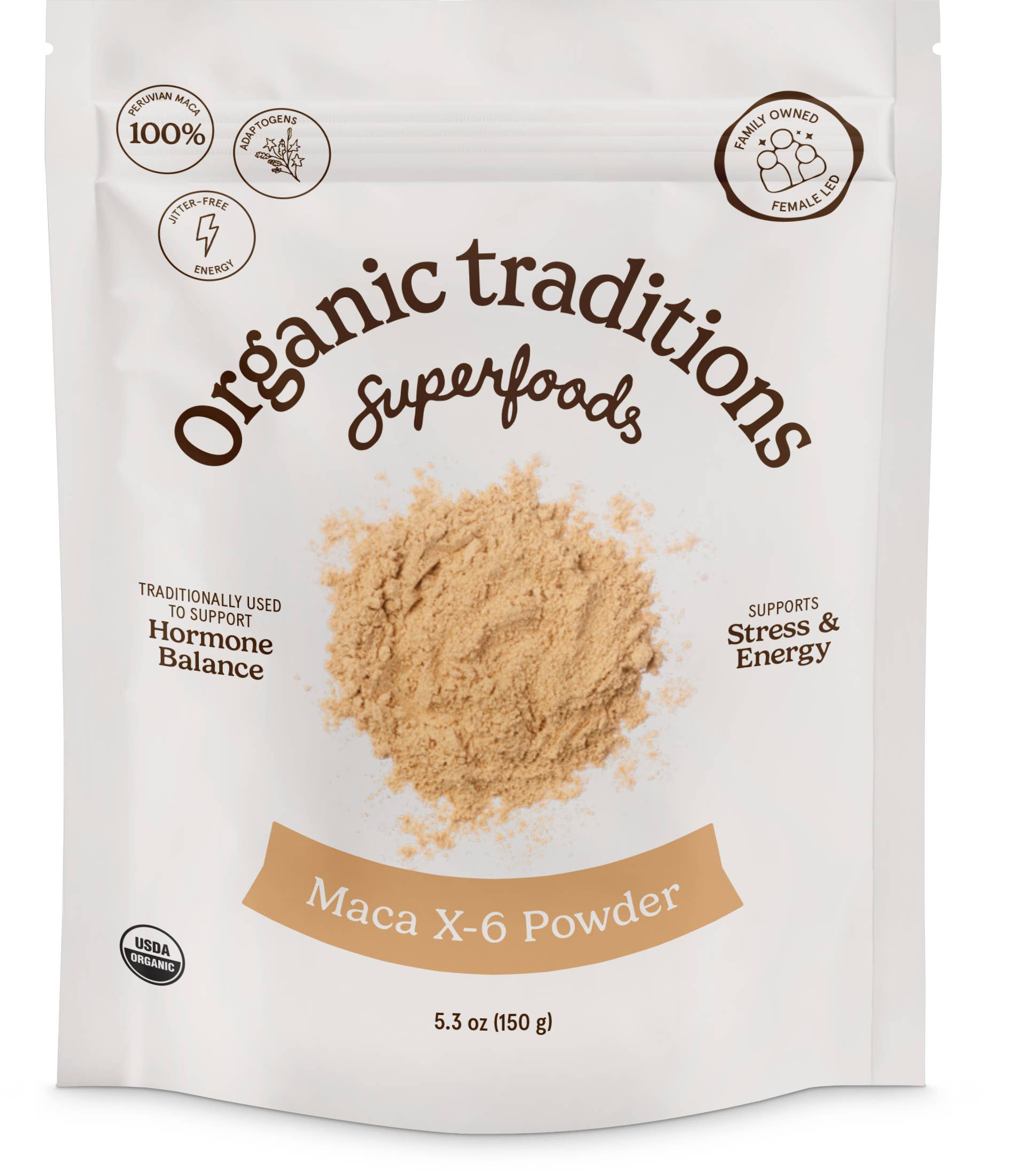 Organic Traditions - Wholesale Protein/Superfood Powder - Maca X-6 Powder Black and Red-Purple