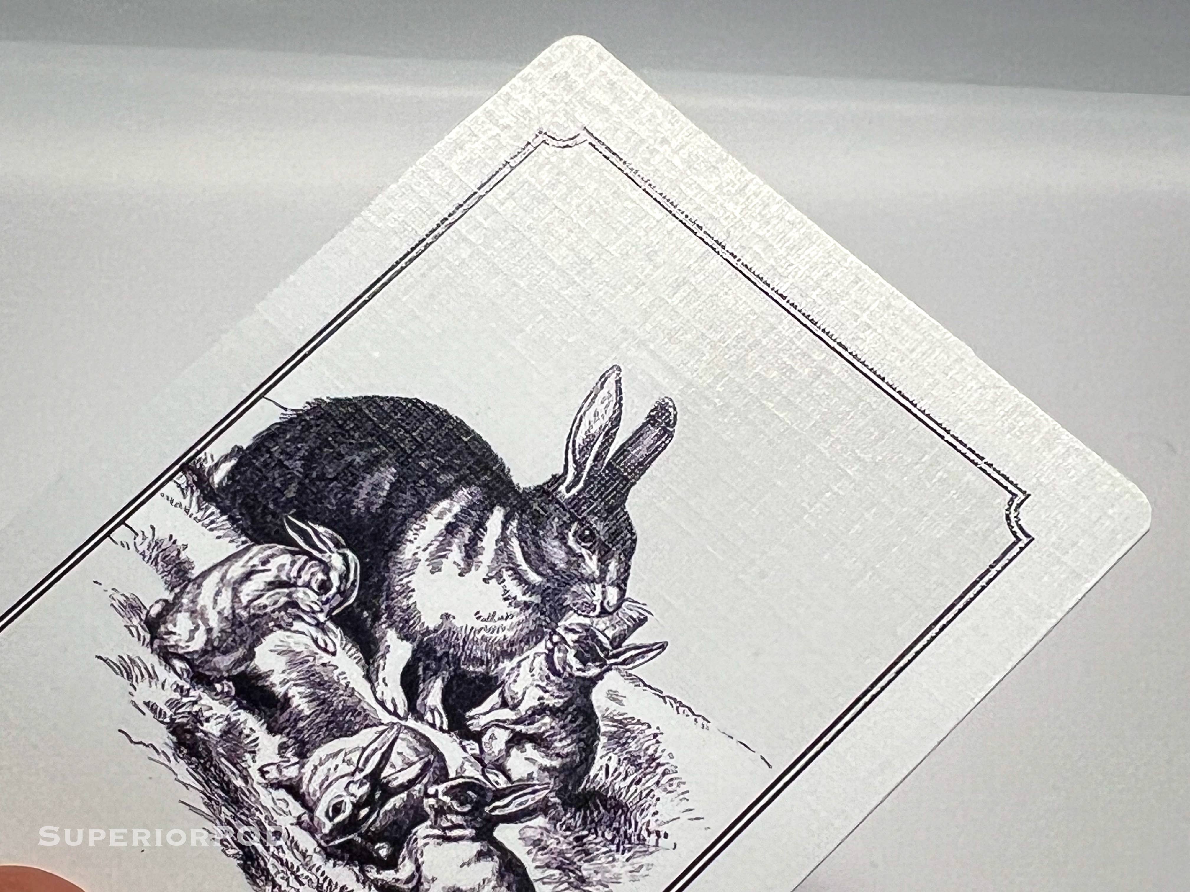 Superior Print on Demand - Vente Jeu de cartes - Cartes à jouer RABBITS, Jeu de cartes Bunny, Cartes de Pâques2