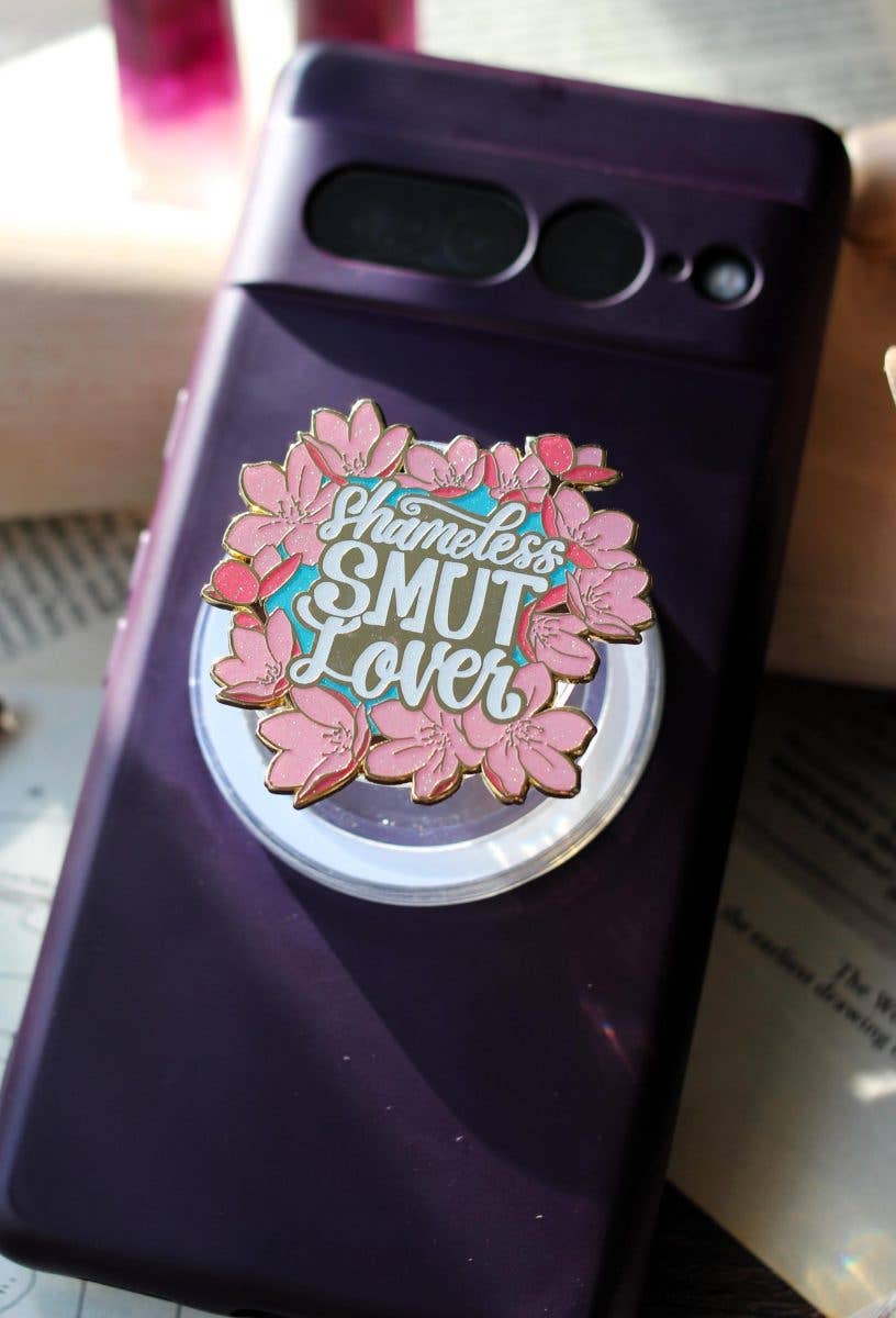Geek and Artsy - Wholesale Phone Grip - Shameless smut lover magnetic Kindle Grip, bookish magnetic phone grip, interchangeable ereader holder3
