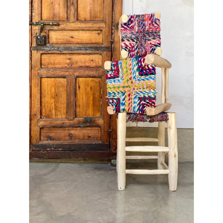 SOUK in the CITY - Wholesale Stool - Boucherouite Stools (set of 2)3