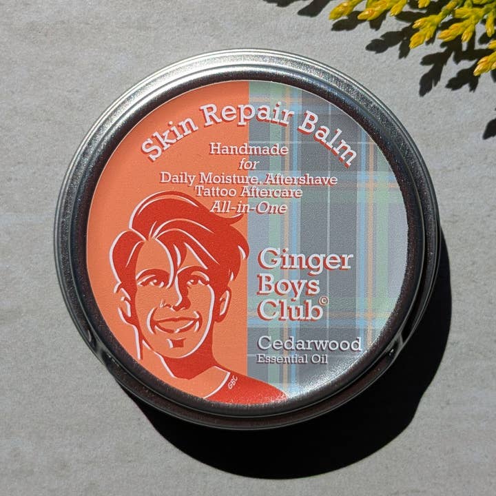 Ginger Boys Club - Bálsamo Reparador de Piel (Aceite de Cedro) para venta al por mayor de The Scottish Aqua Shop Co.