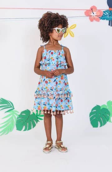 Kinderkind - Venta al por mayor Vestido - Niños - Vestido Hibiscus Niña1