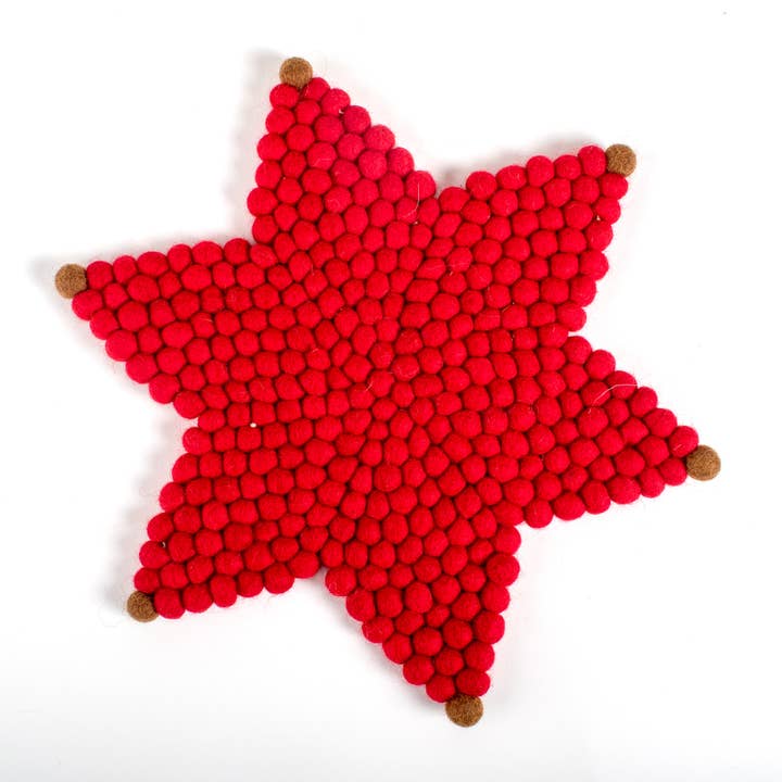 Reefelt – Engroshandel Bordskåner – Star Design10 Tommer Filt Bordskåner - 10 „Stjerne