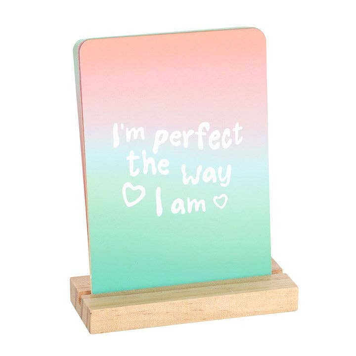 Something Different Wholesale - Wholesale Encouragement Card - Mindful Moments Affirmation Cards with Wooden Stand2