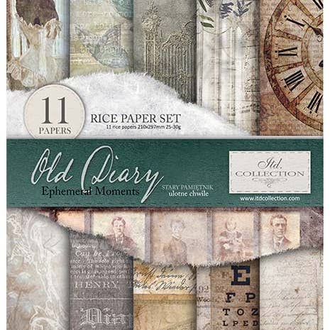 RP032 - Rispapir Kreativt Sæt - 11 stk x A4 / 8,27x11,7 tommer for engroshandel hos ITD Collection