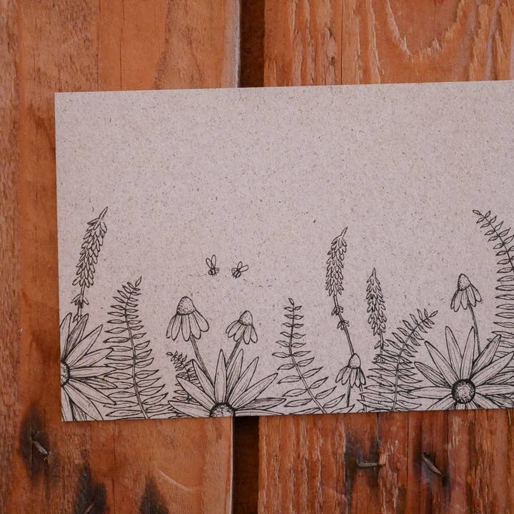 Vykort med vilda blommor för wholesale av Hannibelle