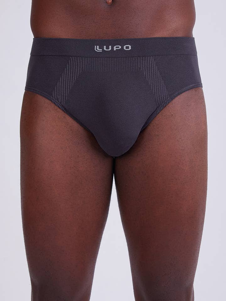 Gris Oscuro Ropa interior para hombre Lupo, micromodales, sin costuras de venta al por mayor en Faire1