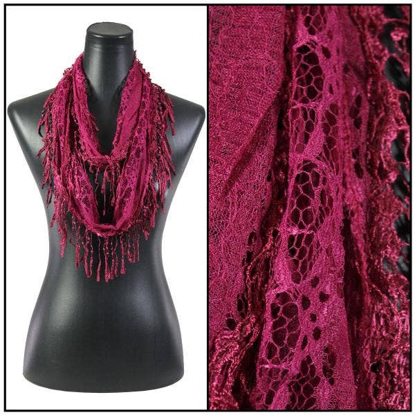 The Magic Scarf Company - Wholesale Sjaal - Dames - 7777 - Victoriaanse kanten overloopsjaals9