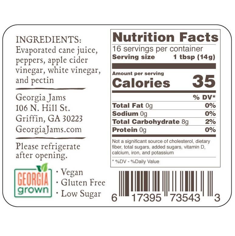 Georgia Jams - Wholesale Jam/Jelly - Georgia Scorcher Pepper - 1.25 oz3