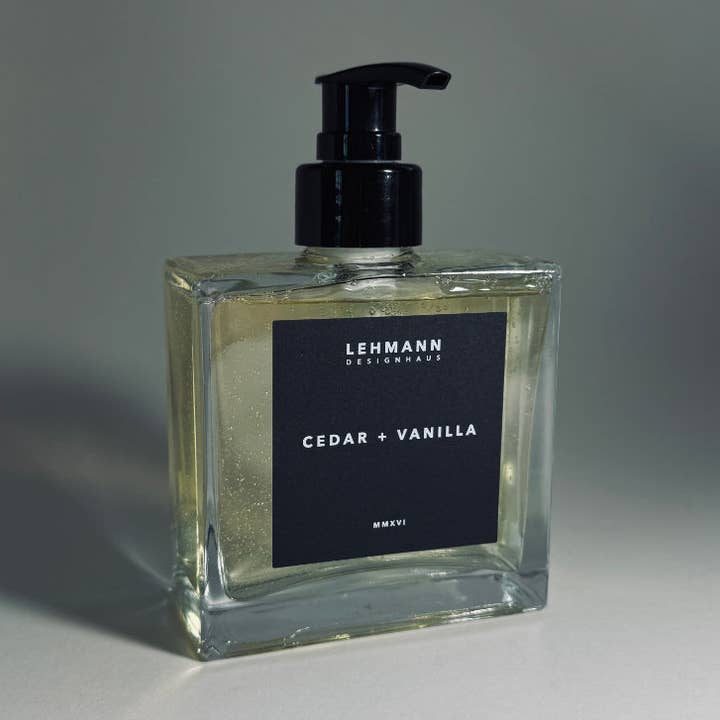 Cedar Vanilla Hand Wash for wholesale by LEHMANN DESIGN HAUS