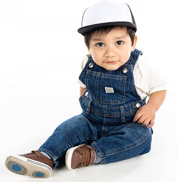 Funky Junque – Engroshandel Hue - Børn – Børn/Todd/Spædbarn Flad Brim Hat - Sort/Hvid8