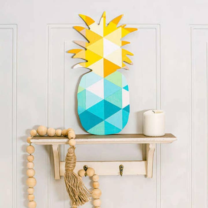 Woodpeckers Crafts - Wholesale Cutouts - Wooden Pineapple Cutout, 13-1/2"