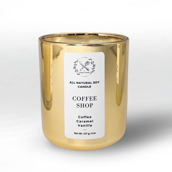 Perla López Baray - Wholesale Jar/Filled Candle - Custom Label | All Natural Soy Candle | 9 oz Luxe Glass Jar1