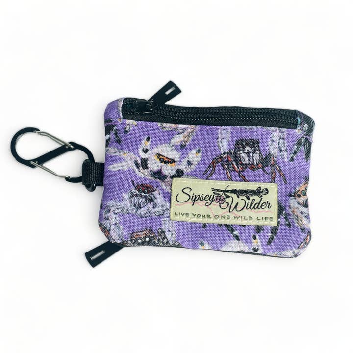 Sipsey Wilder - Wholesale Wallet - Unisex - Jumping Spiders Clip Wallet
