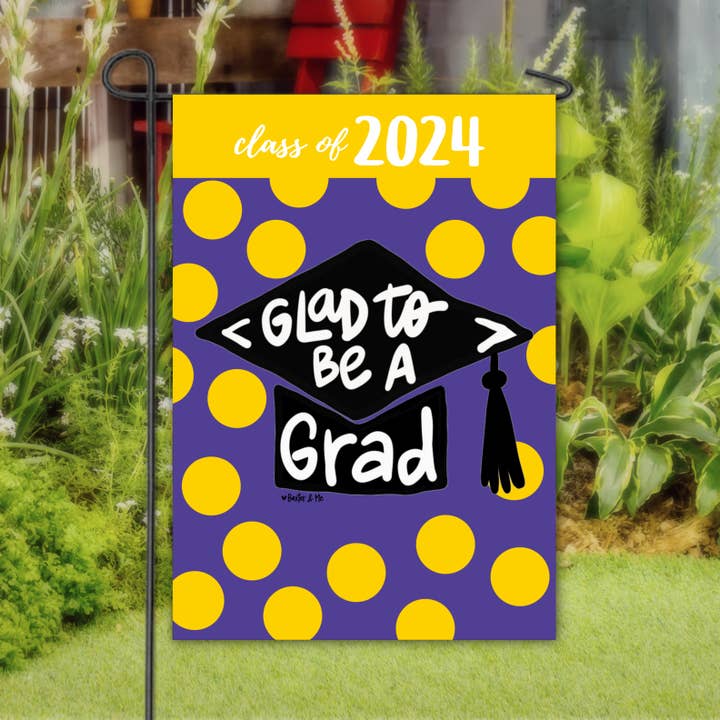 Baxter & Me - Wholesale Flag - Graduation School Colors Garden Flag6