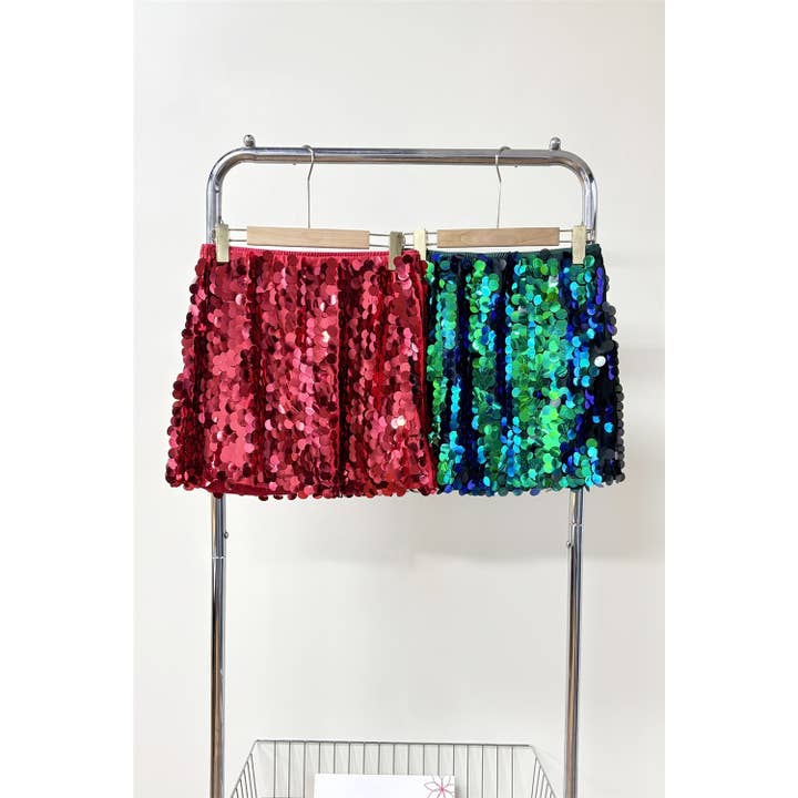 Jupe Mini Glam à Paillettes de Fête X9800CD pour la vente par XHHH Inc