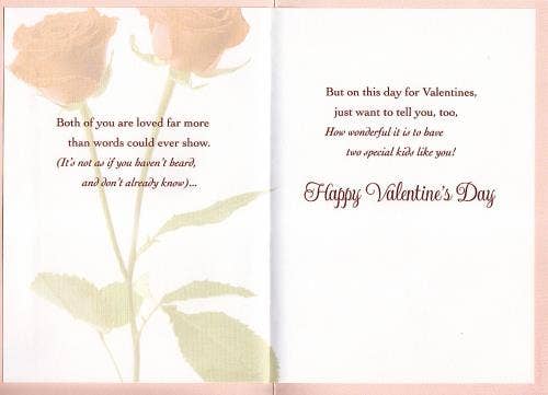 DICKENS INC. – wholesale Alla hjärtans dag-kort – Alla hjärtans dag son & svärdotter | GRTC | MD | 61117K1