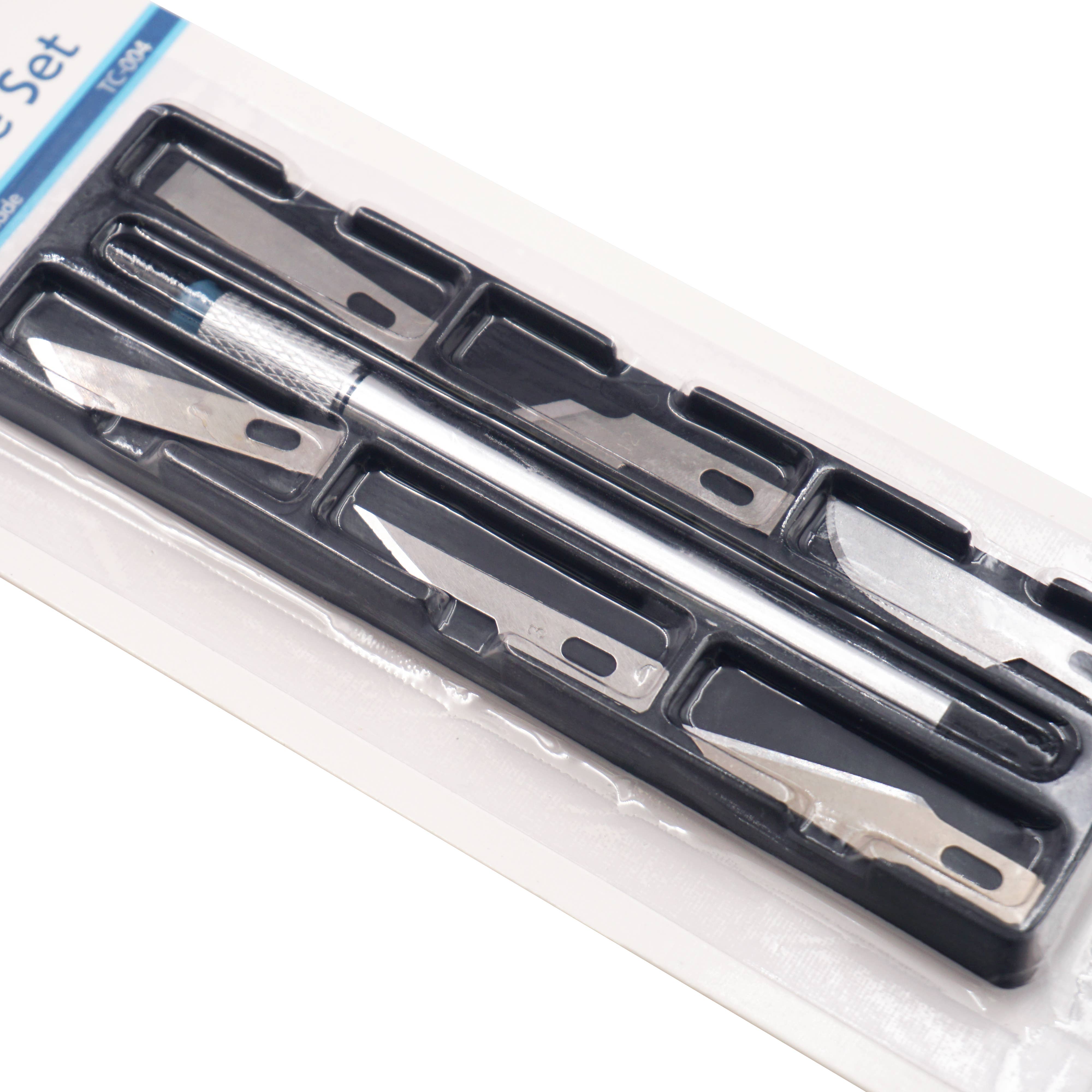 Angels Craft - Venta al por mayor Utensilio para manualidades - Cuchillo de precisión para manualidades con 6 cuchillas, 1 unidad1