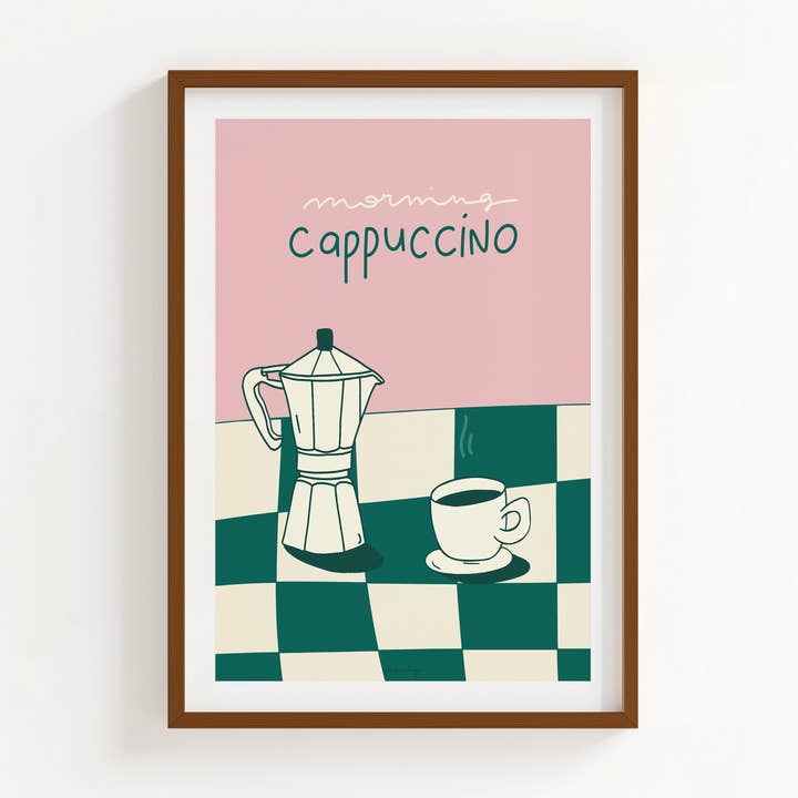 Affisch - Morgoncappuccino för wholesale av Studioloujashop