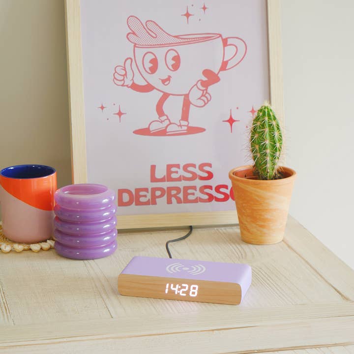 Steepletone UK Ltd – Engroshandel Skærmbeskytter til telefon – Rise Charge - Trådløs oplader og vækkeur2