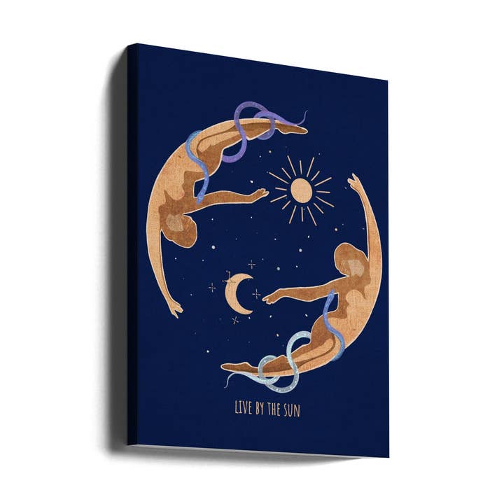 Wall art Spiritual Feminine Energy, Sun, Moon, Snake, Venus.. for wholesale by GTA ART