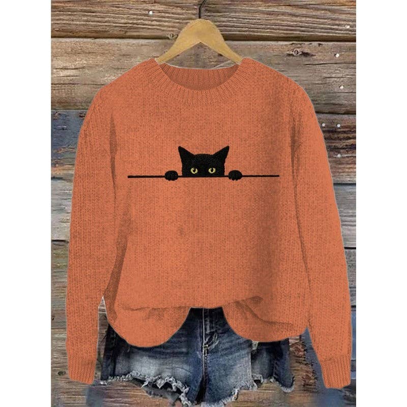 ShieldChic - Wholesale Knit Sweater - Women's - Halloween 3D Print Sweater0