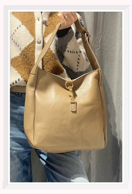 Z et Z - Wholesale Shoulder Bag - Women's - Grained leather shoulder bag2