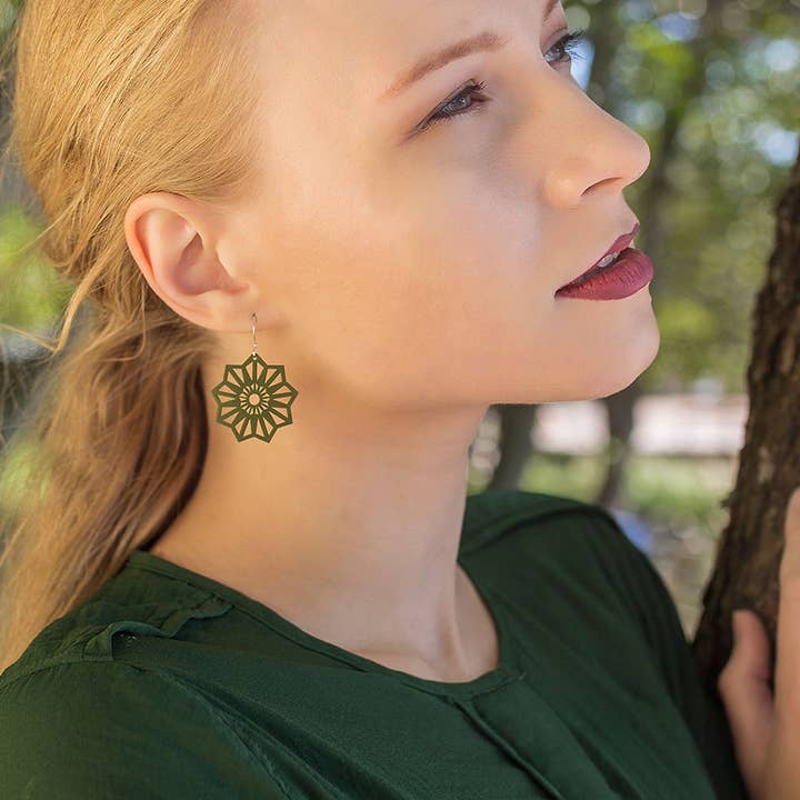 Pendientes Aster para venta al por mayor de Coruu