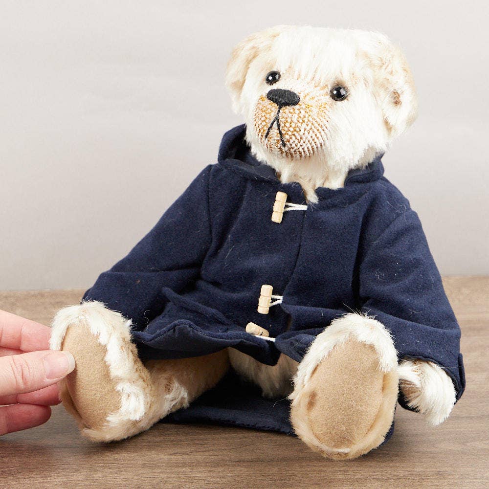Factory Direct Craft - Vente Peluche – enfant et bébé - Ours en peluche articulé Cooperstown Blake en laine mohair de 30 cm1