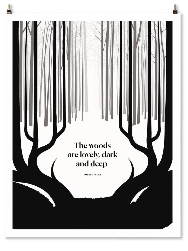 Robert Frost - Arte Print 11x14 por atacado de Obvious State