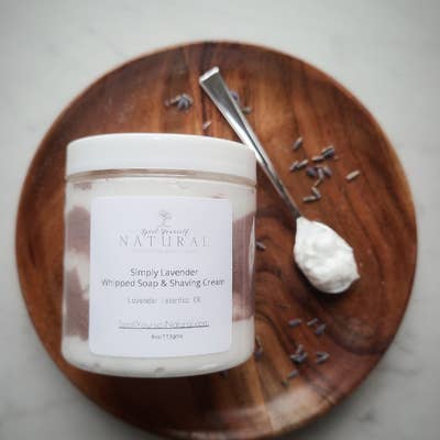 Lavender Whipped Soap for wholesale by Spoil Yourself Natural