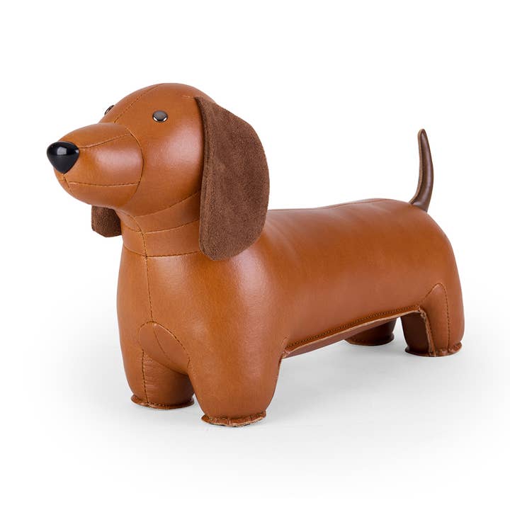 Zuny Bookend Classic Dachshund Tan for wholesale by Until Pty Ltd