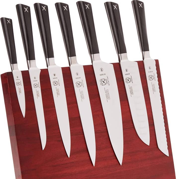 Züm 8-Pc Magnetic Board Knife Set, 14 1/8 x 10 1/4 Stainless for wholesale by Barfly Mixology Gear & Mercer Culinary