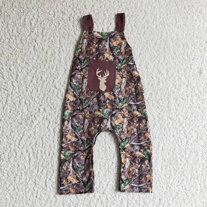 Aier Wholesale - Wholesale Jumpsuit - Baby - baby boys camo deer jumpsuits overalls0
