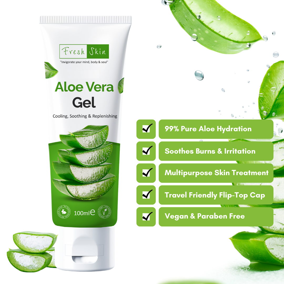 Freshskin Beauty LTD - Vente Lotion après-soleil - Gel d'Aloe Vera - Tube de 100 ml1