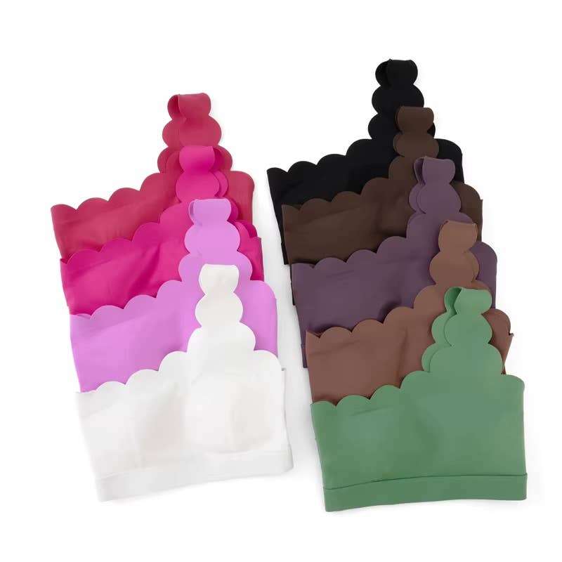 Belsize Activewear - Wholesale Activewear Set - Women's - Scallop Activewear Set Pilates, Yoga & Gym Outfit7