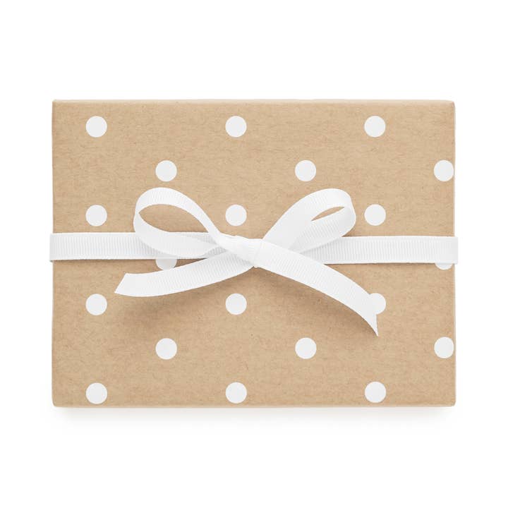 Sugar Paper - Wholesale Wrapping Paper Roll - Kraft Polka Dot, Wrapping Paper Roll