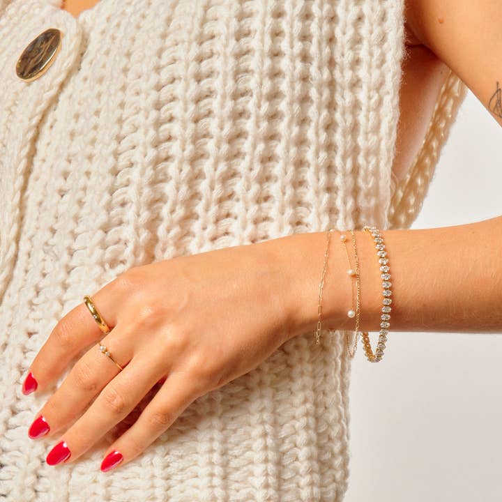 Nikki Smith Designs - Wholesale Charm/Dangle Bracelet - Cushion Cut Tennis Bracelet1