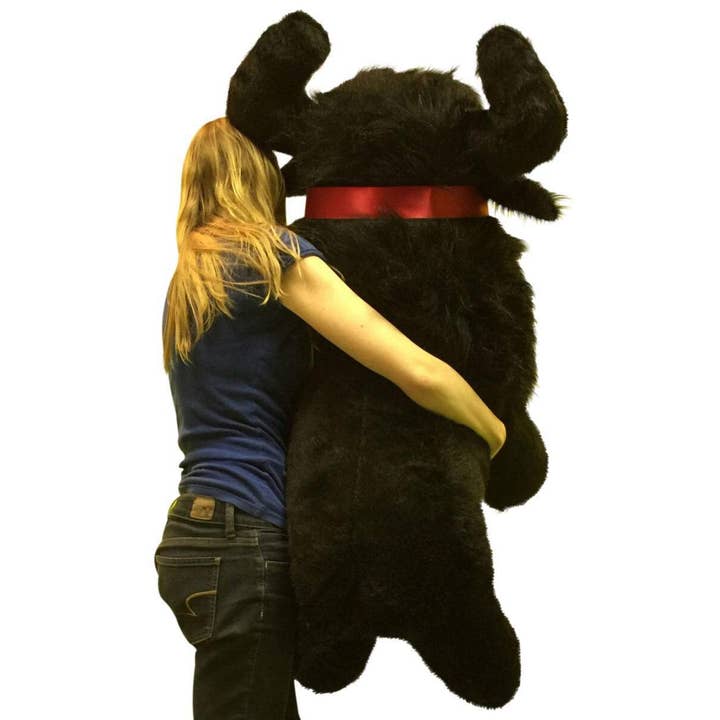 Big Plush - Wholesale Stuffed/Plush Toy - Kids & Baby - American Made Giant Stuffed Black Buffalo 44 Inches Soft Big4