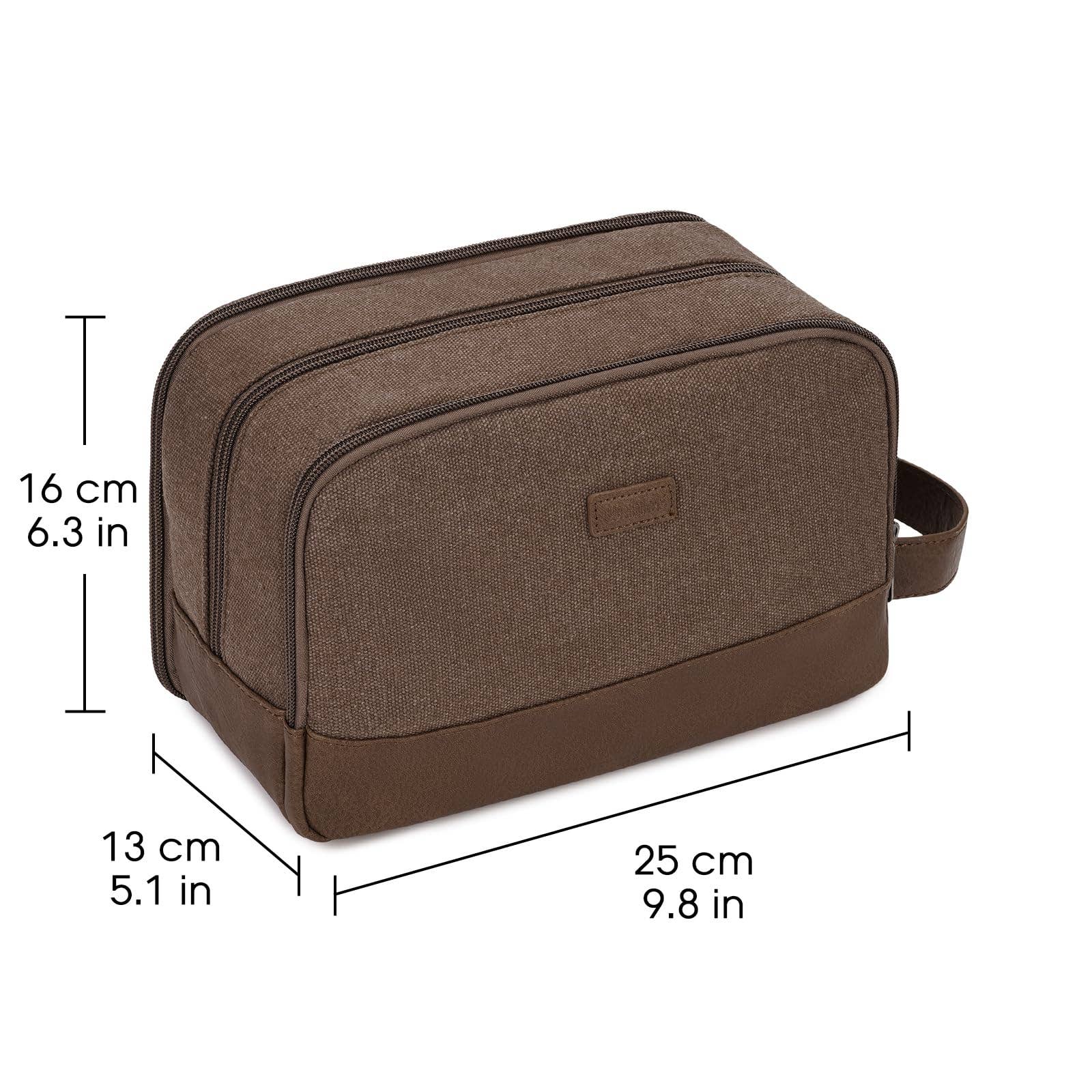 wandf - Wholesale Toiletry Bag - Men's - Canvas Travel Toiletry Shaving Bag Hanging Dopp Kit Unisex33
