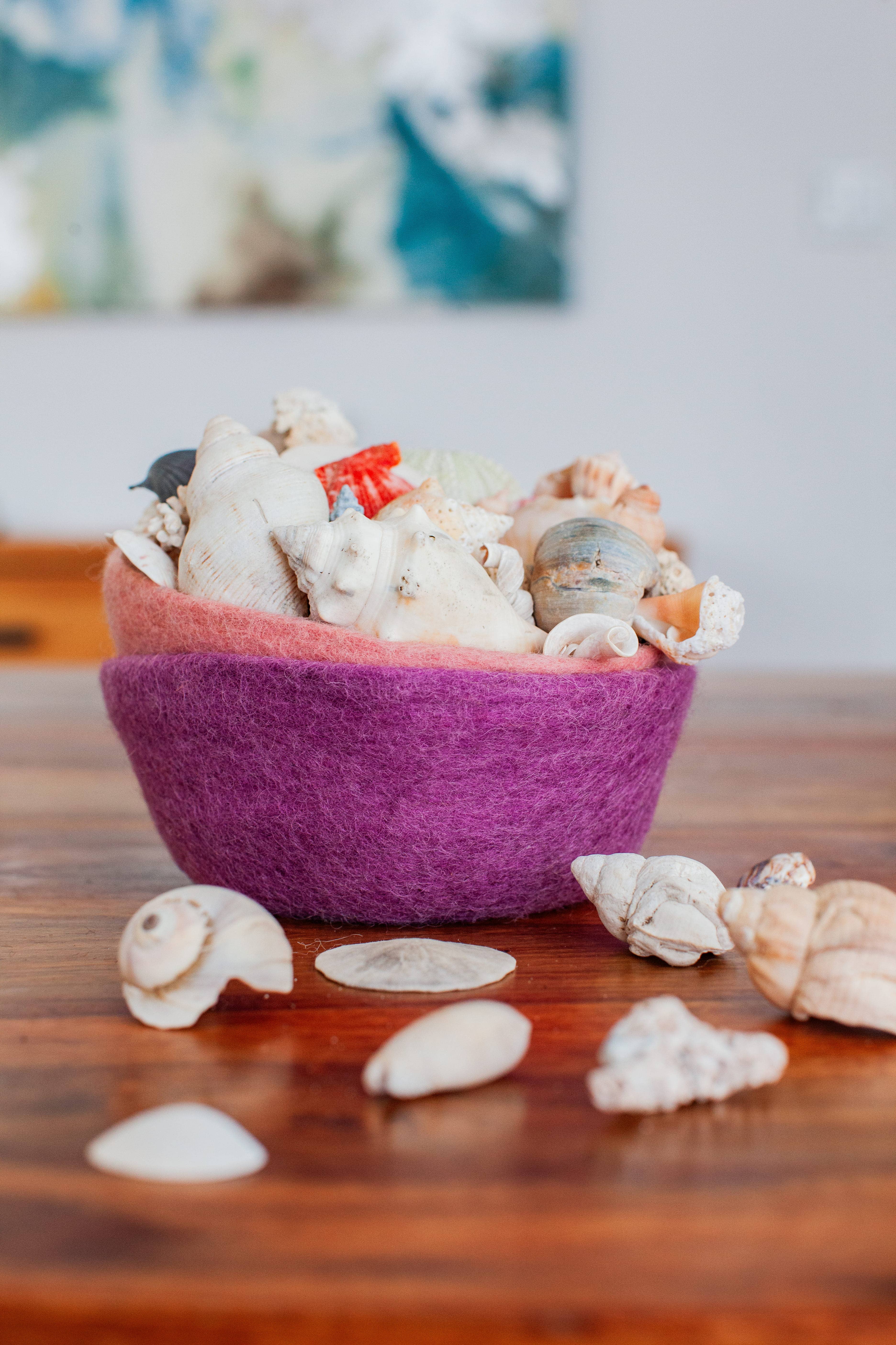 Fibres of Life - Wool & Felt - Wholesale Decorative Plate/Dish/Bowl - Felt Bowl - Small | Wool Felt Bowl | Catchall Felt Decor5