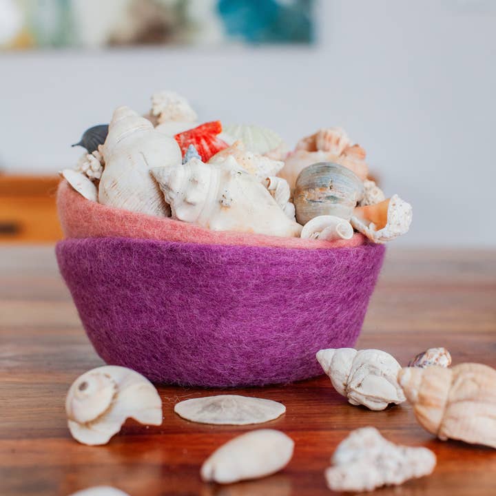 Fibres of Life - Wool & Felt - Wholesale Decorative Plate/Dish/Bowl - Felt Bowl - Small | Wool Felt Bowl | Catchall Felt Decor5